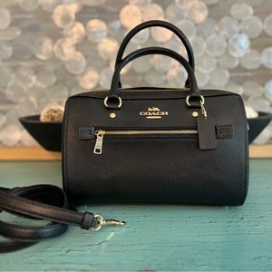 EUC: Coach Rowan Leather Satchel Crossbody